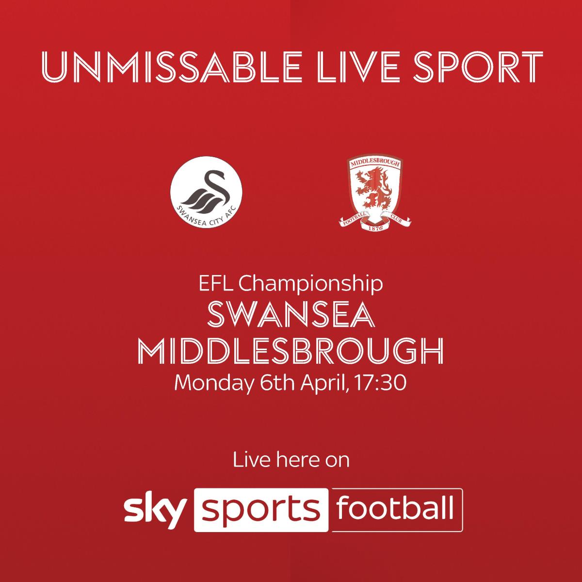Swansea City vs Middlesbrough