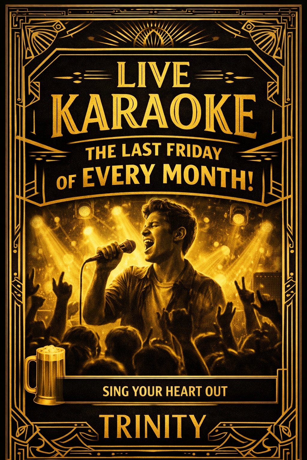 Live Karaoke The Last Friday of the Month