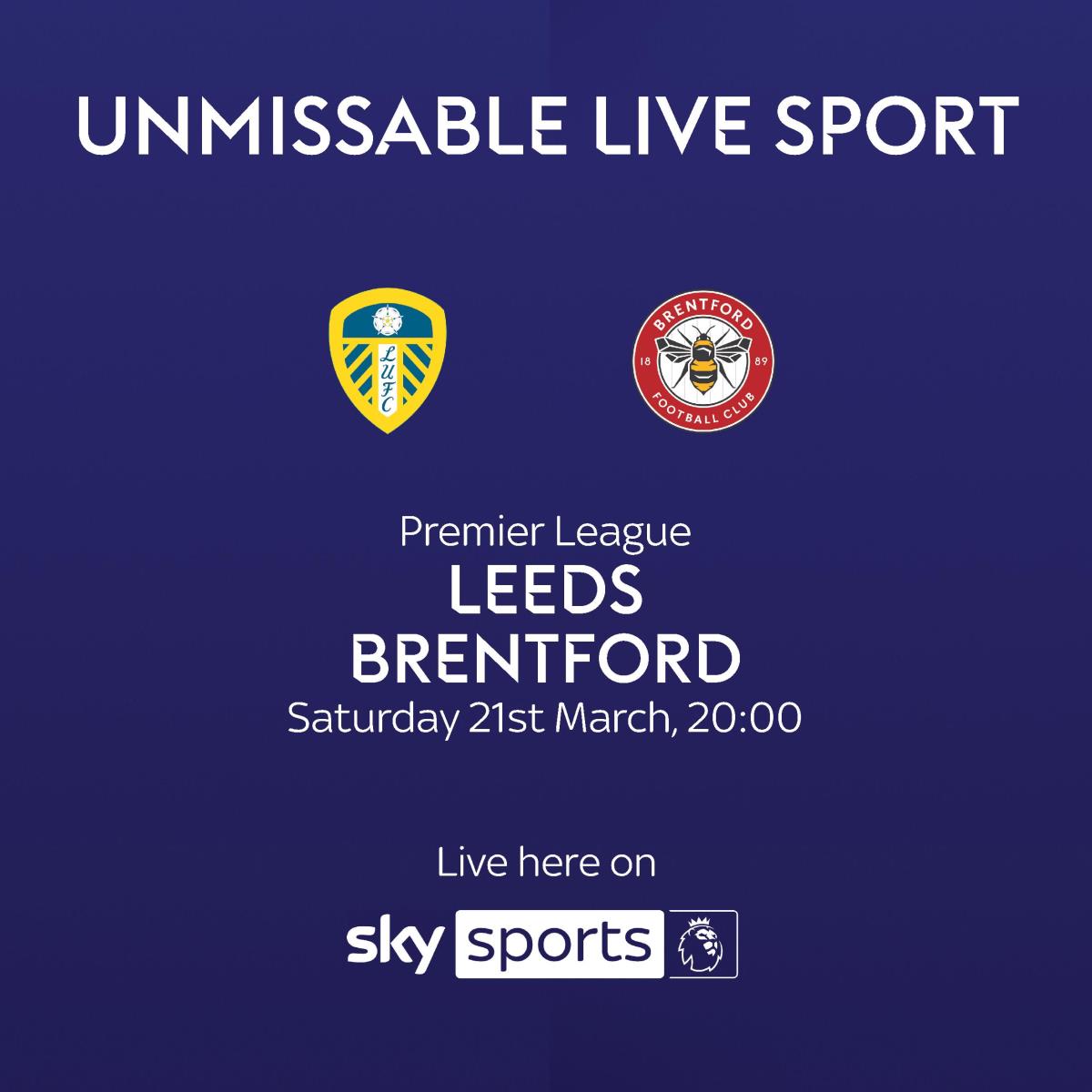Leeds VS Brentford Premier League Action