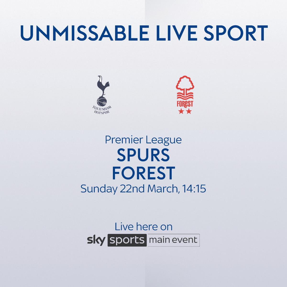 Spurs VS Nottingham Forest Premier League Action
