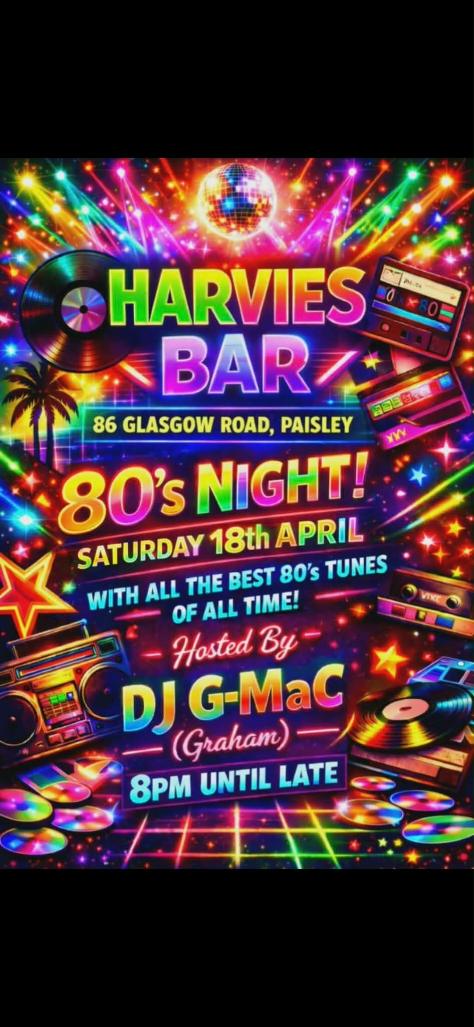 80's Night with DJ G-MAC