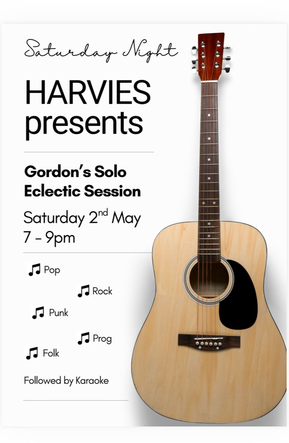 Gordon's Solo Electris Session 