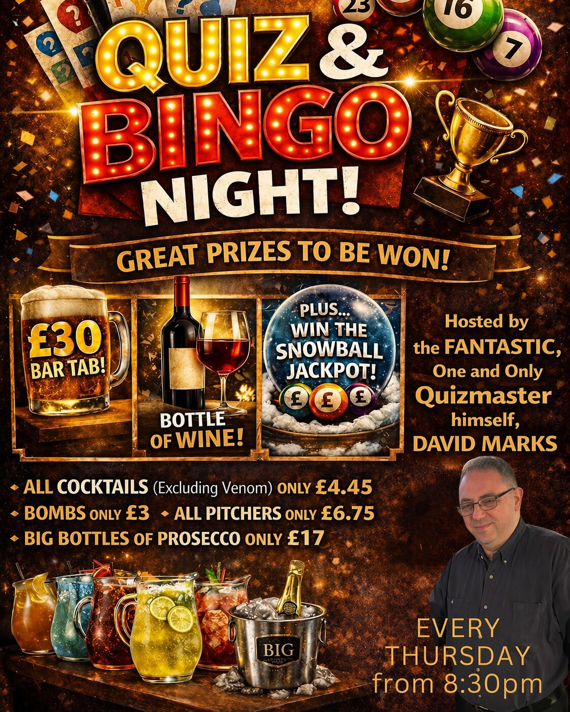 Quiz & Bingo Nights!!!