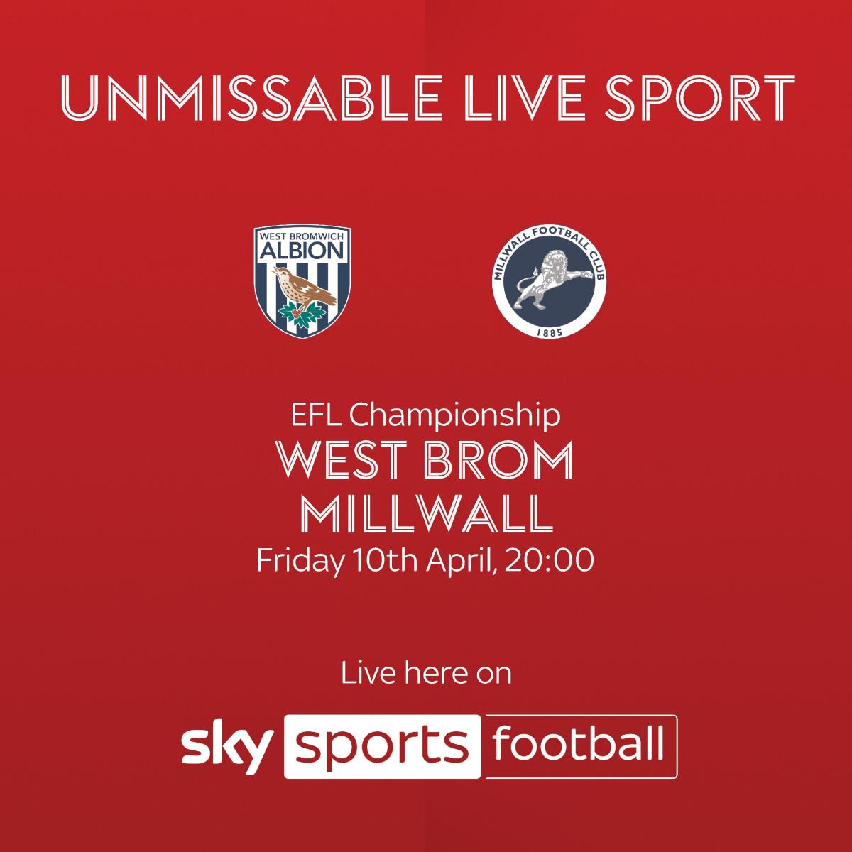West Bromwich Albion vs Millwall