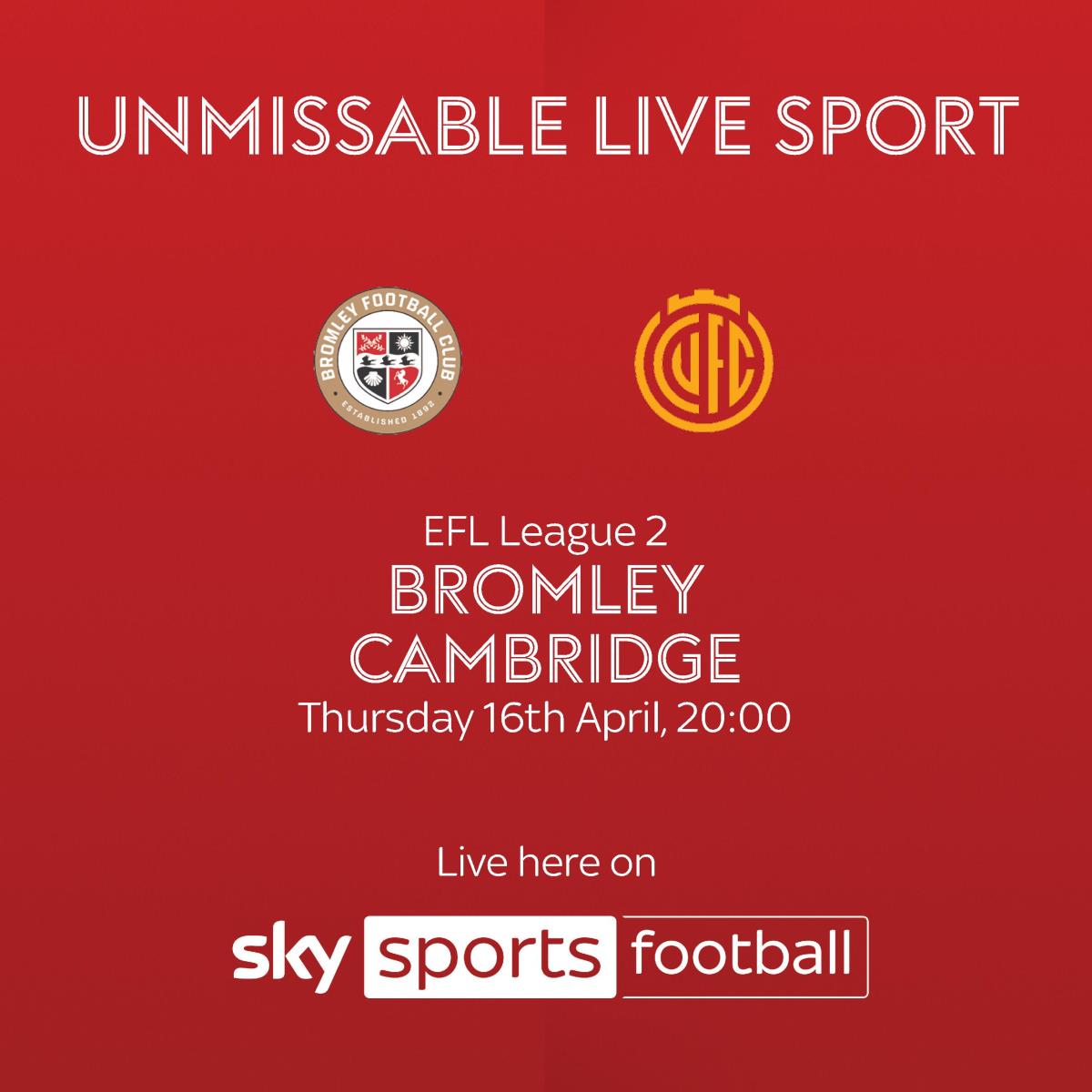 Bromley vs Cambridge United