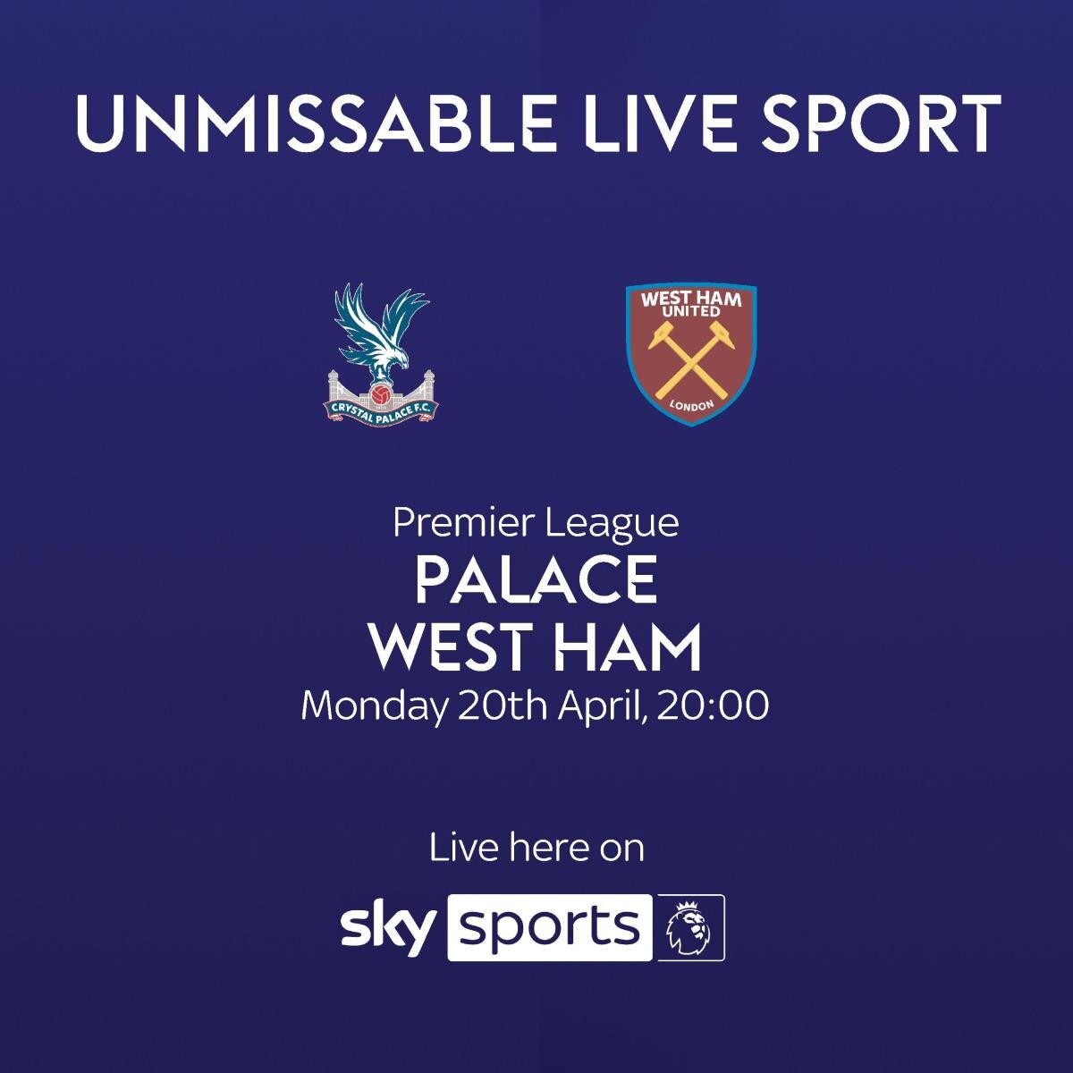 Palace vs West Ham