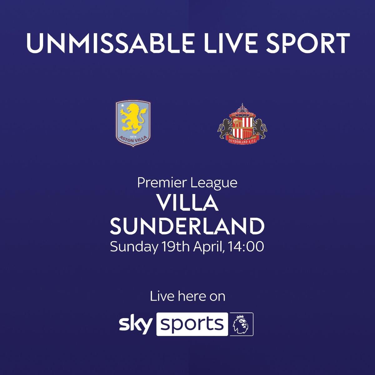 Villa vs Sunderland