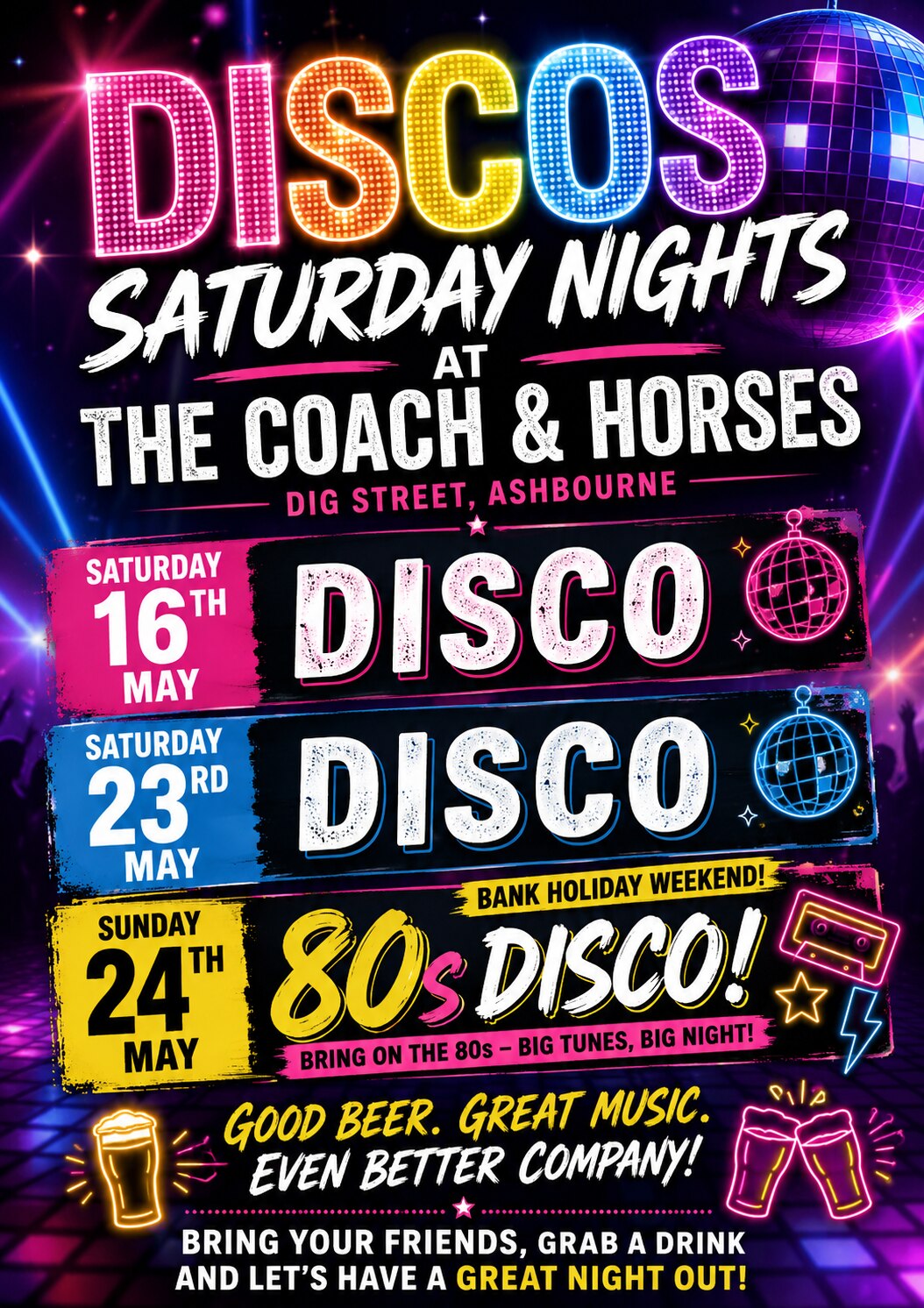 Saturday night Disco