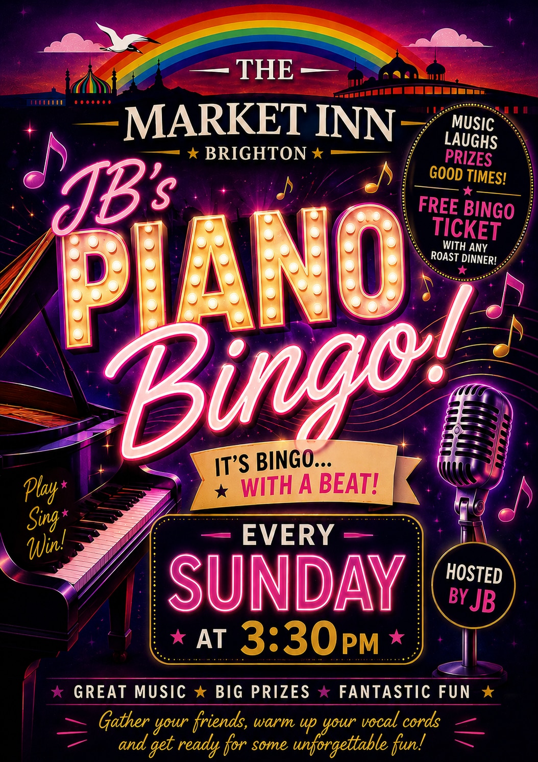 JB's Piano Bingo