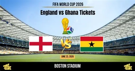 England Vs Ghana 