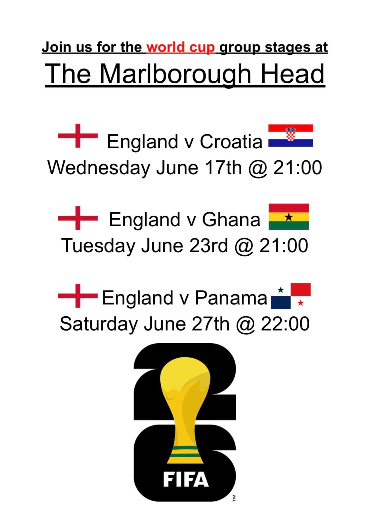 World Cup group stage