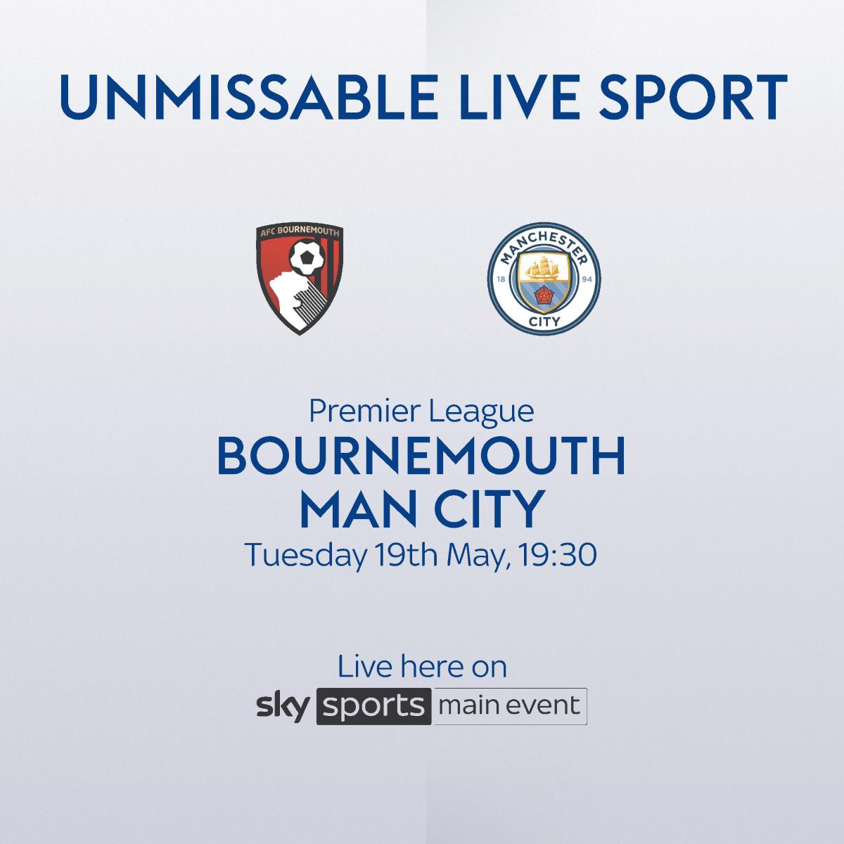 Bournemouth v man city