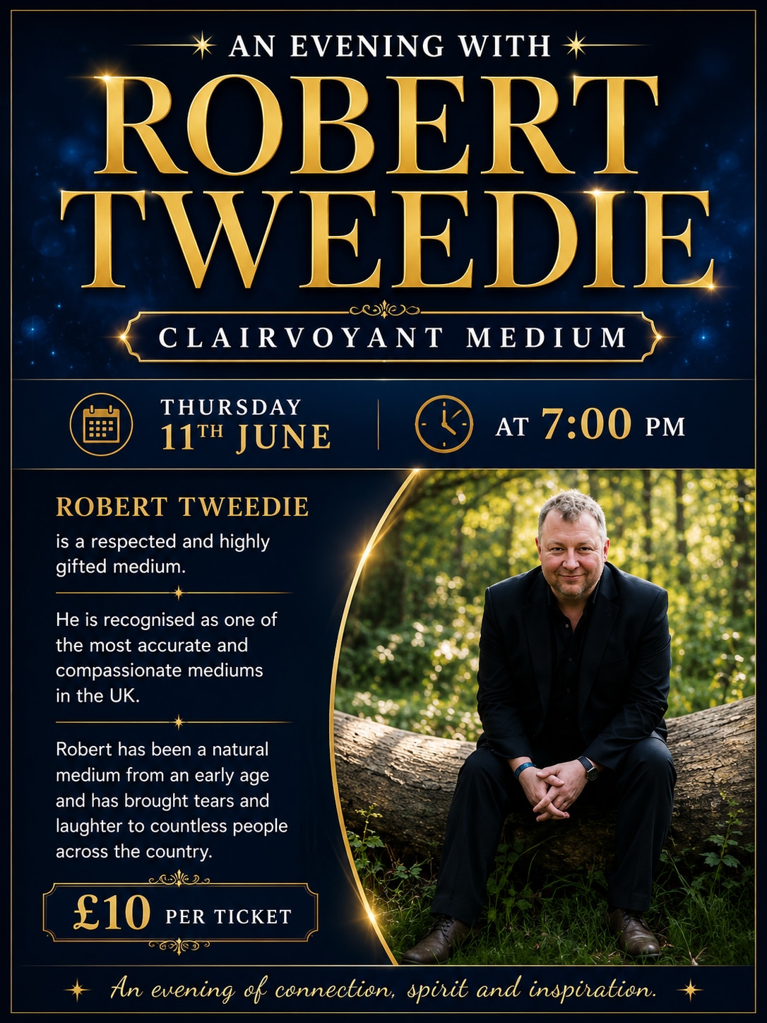 Medium evening with Robert Tweedie