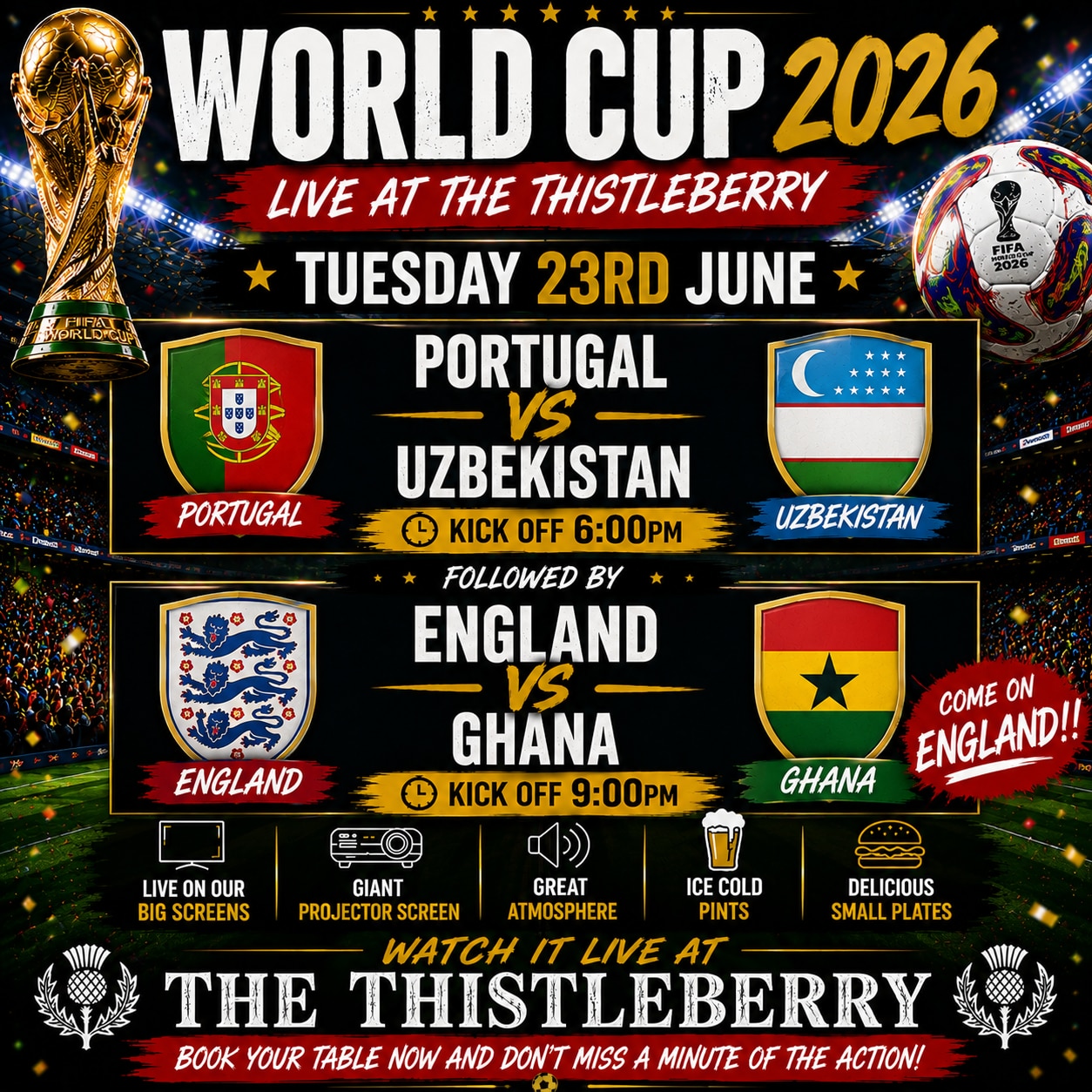 COME ON ENGLAND