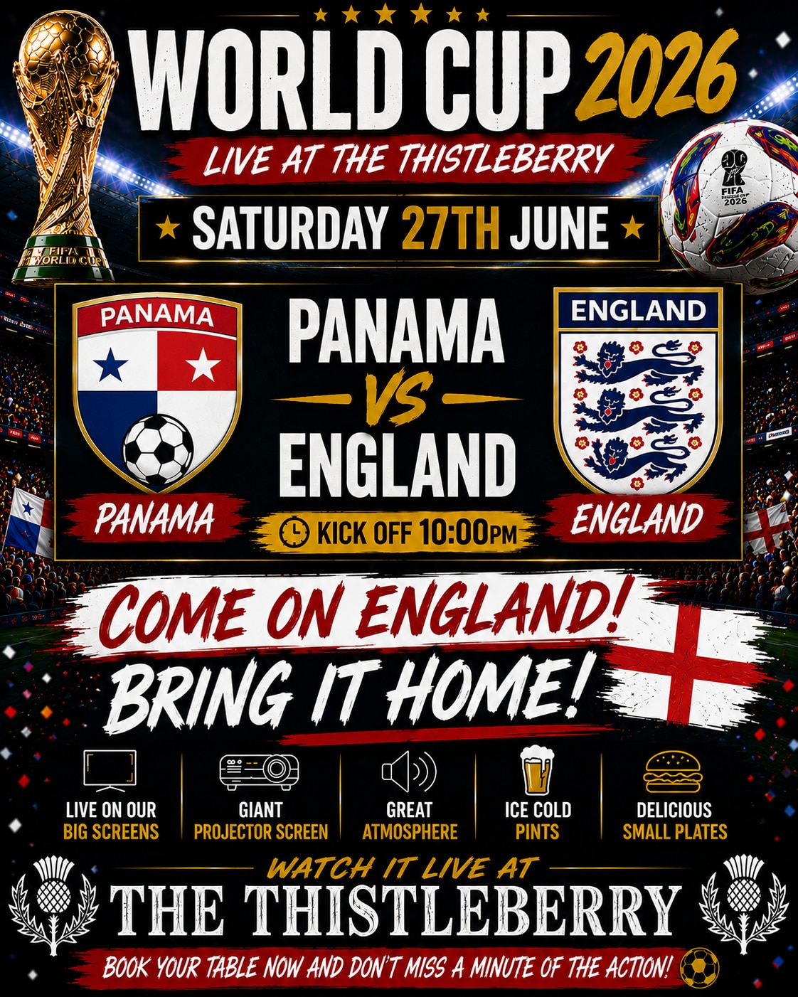 ENGLAND BRING IT HOME 