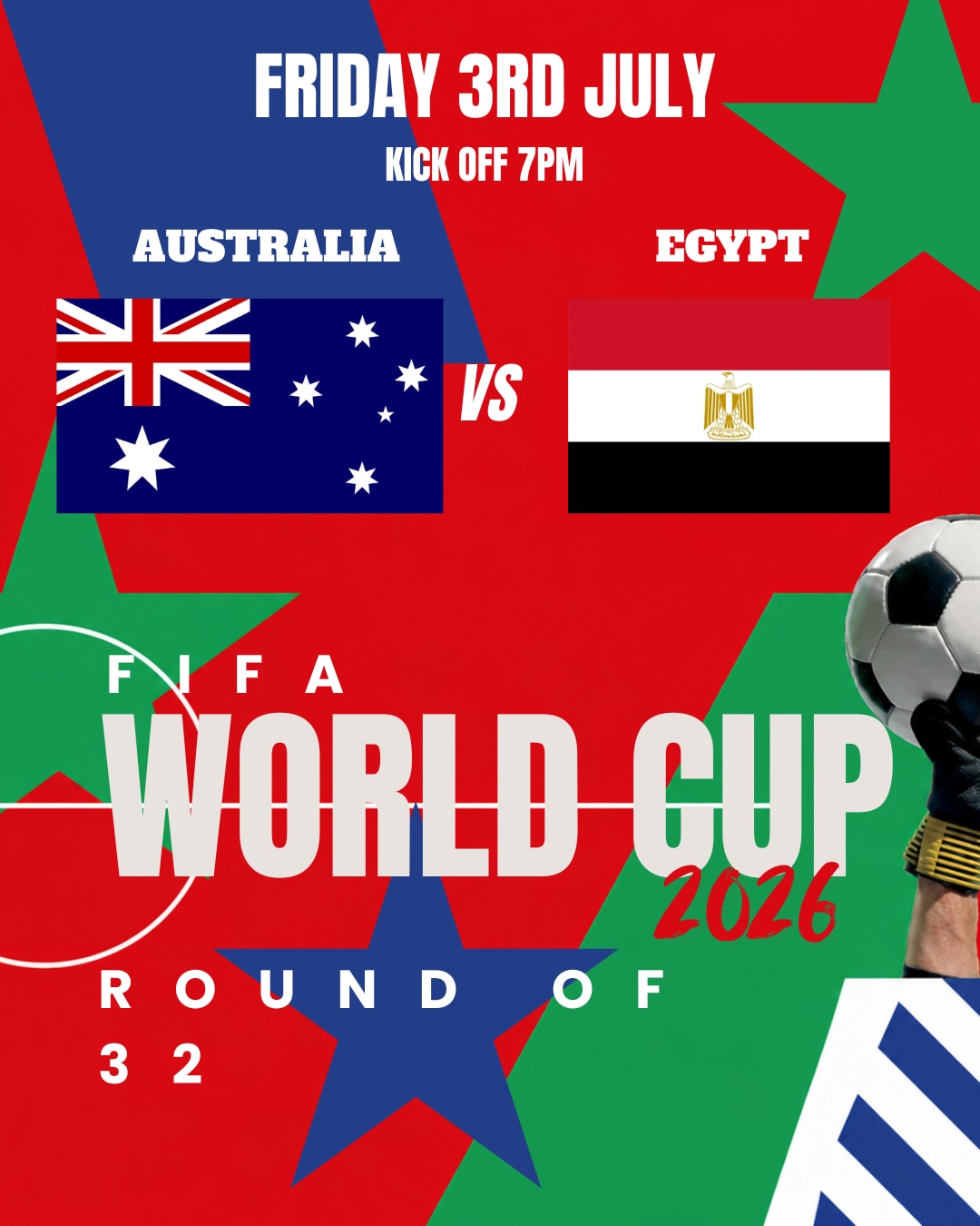 Australia vs Egypt
