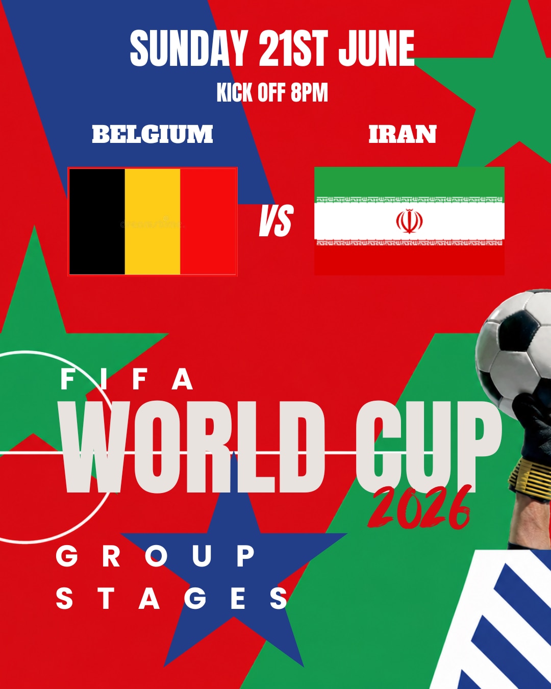 Belgium vs Iran