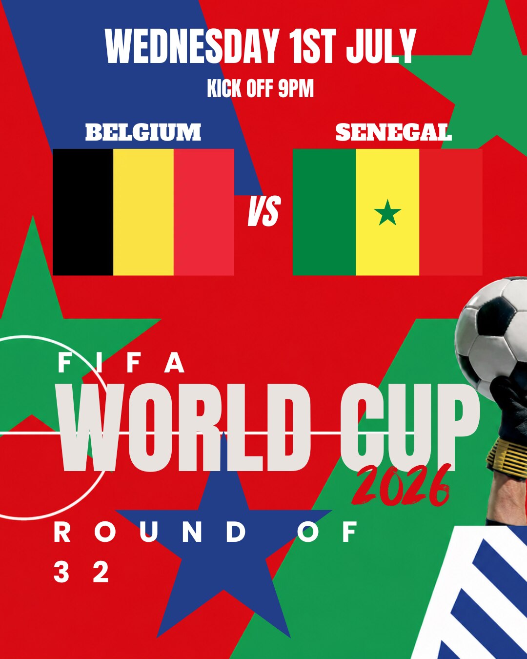 Belgium vs Senegal