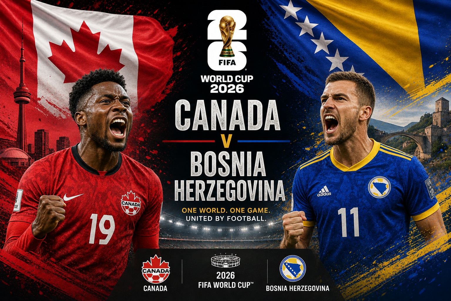 Canada v Bosnia Herzegovina