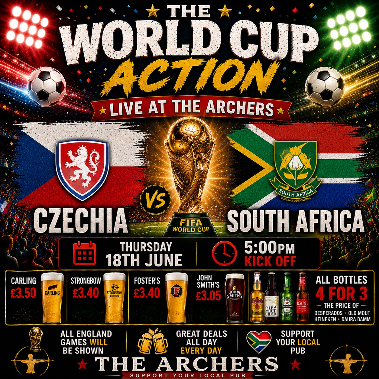 Czechia v South Africa