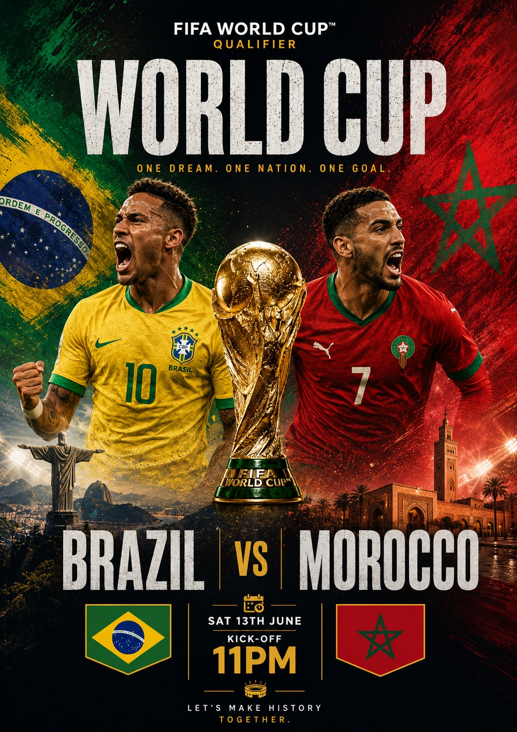 2026 World Cup - Brazil Vs. Morocco