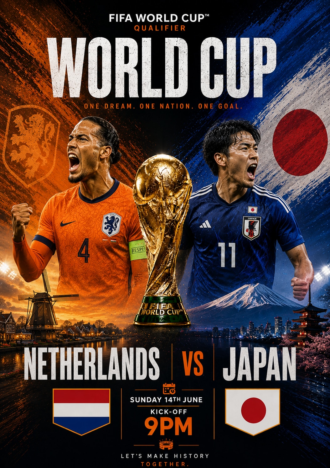2026 World Cup - Netherlands Vs. Japan