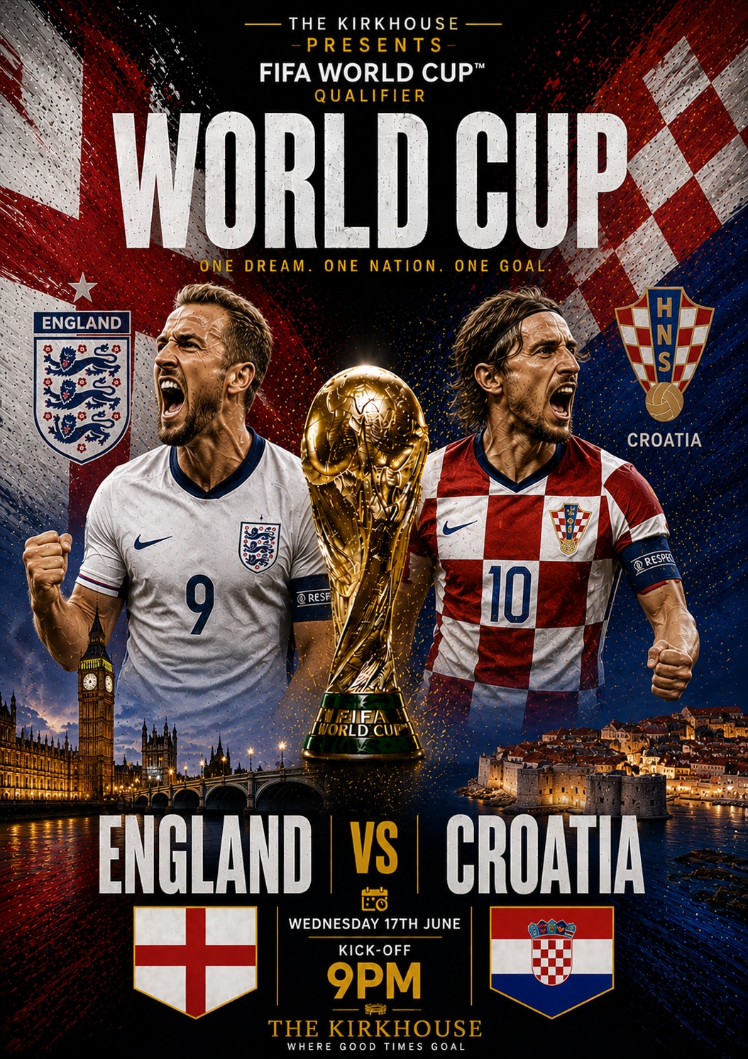 2026 World Cup - England Vs. Croatia