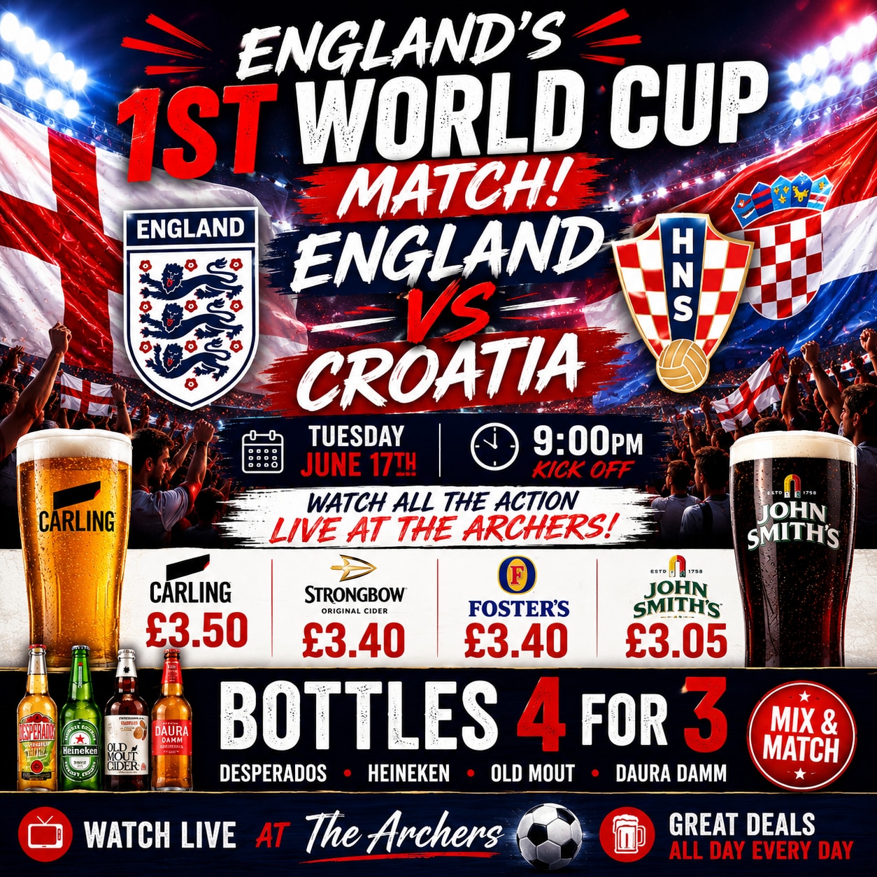 England v Croatia