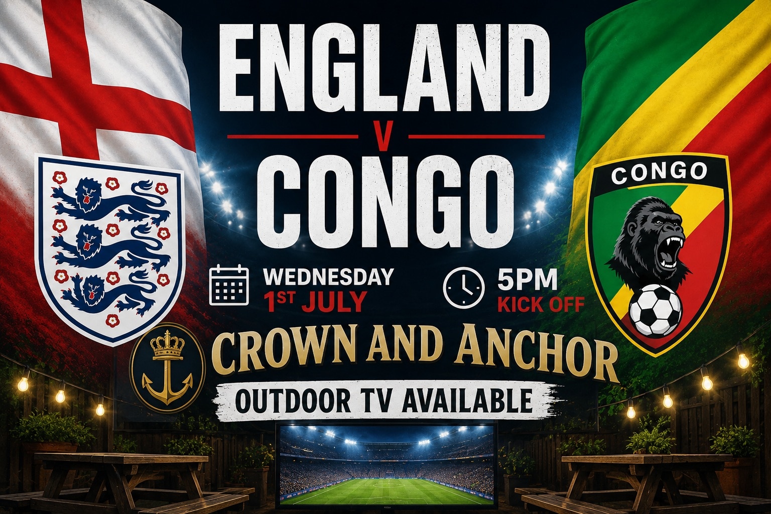 England v DR Congo