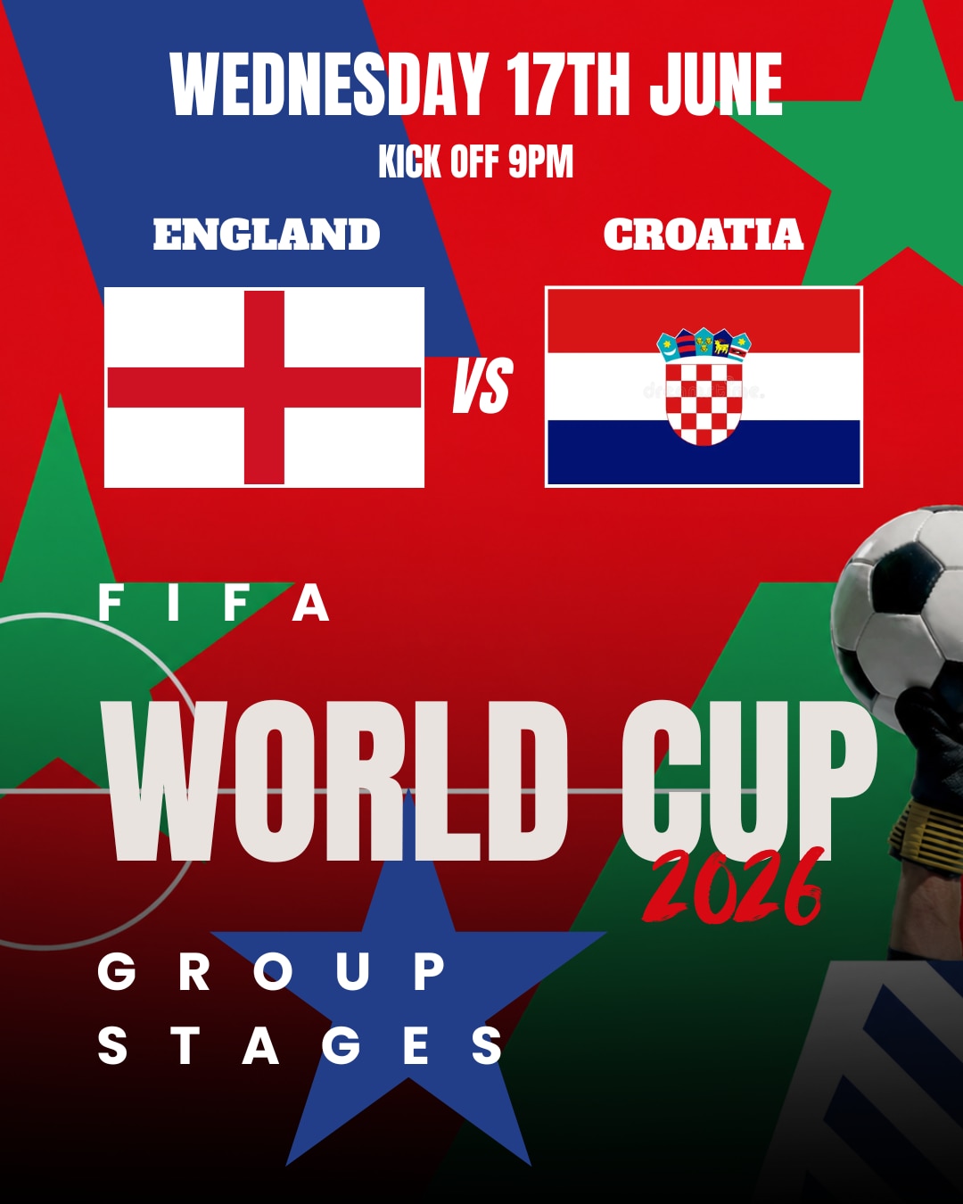 England v Croatia