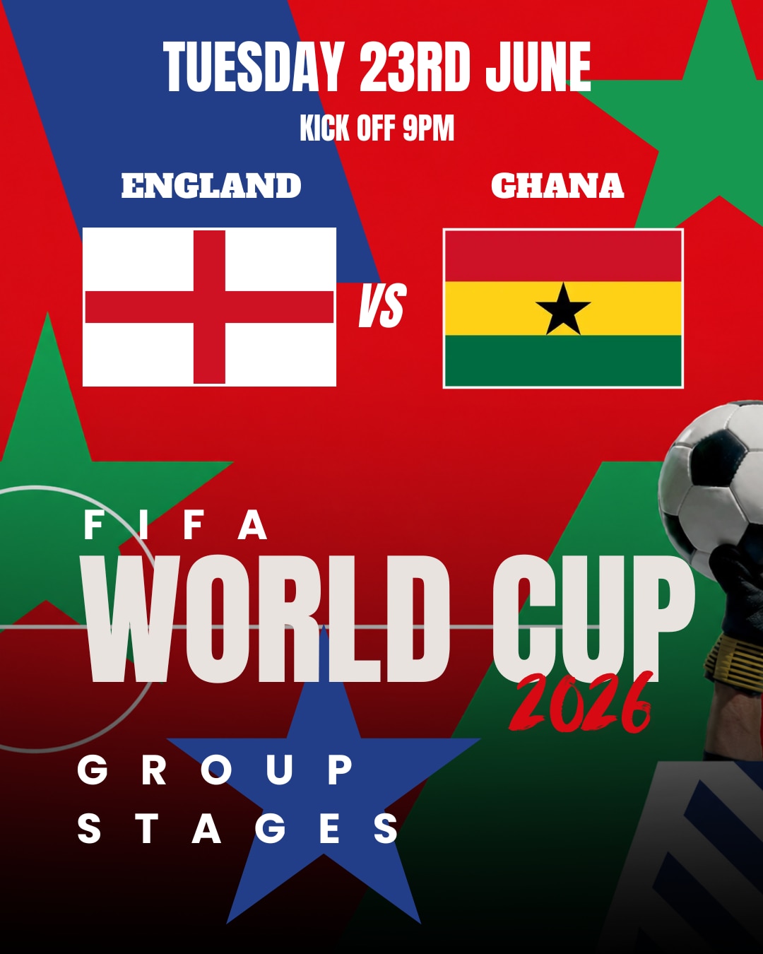 England v Ghana