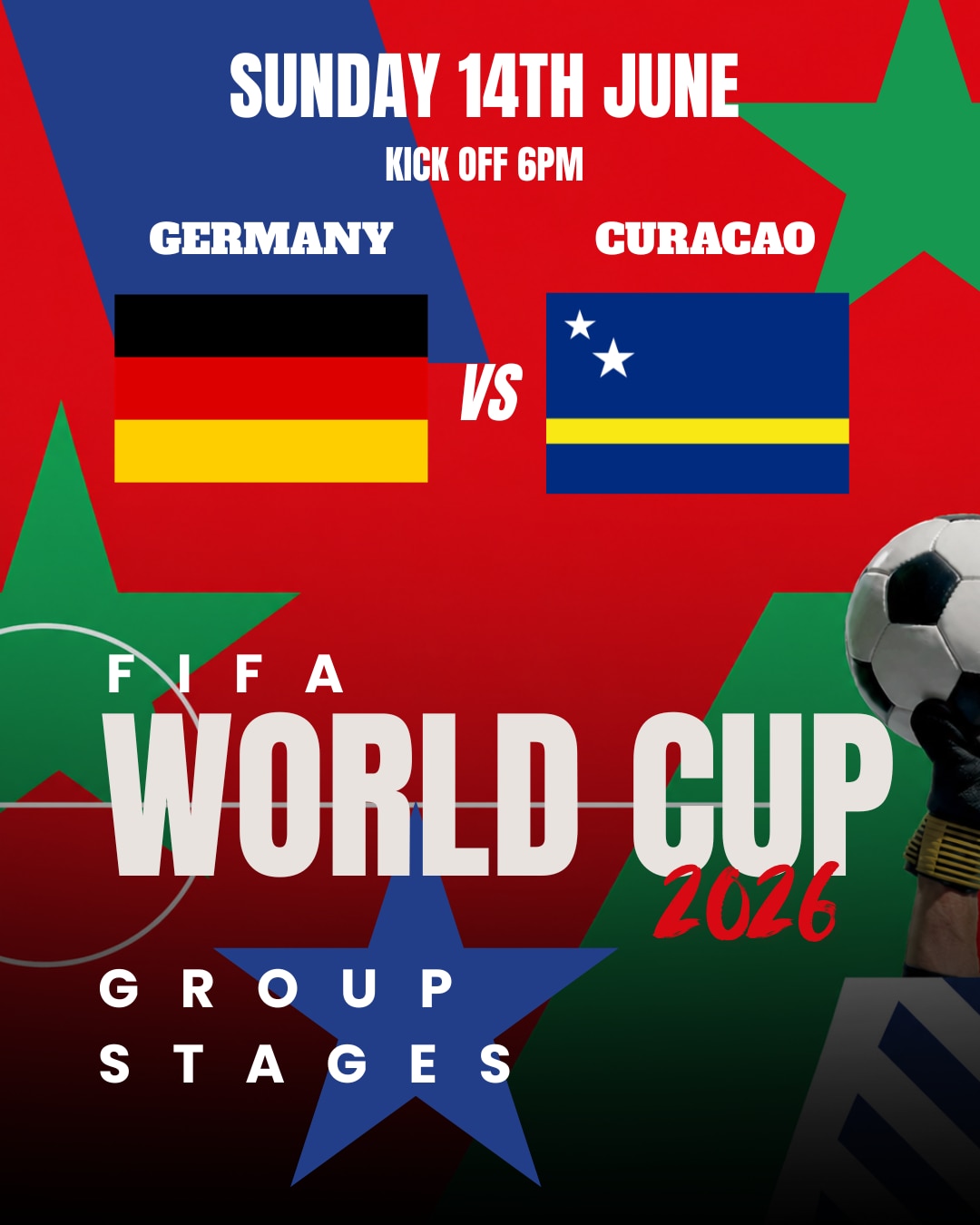 Germany vs Curacao