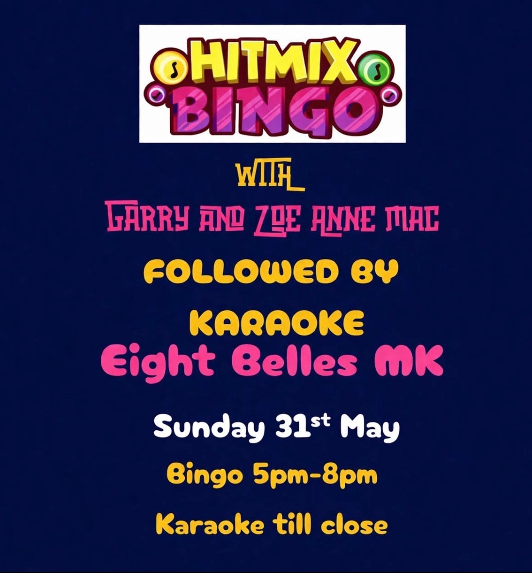 Hitmix Music Bingo