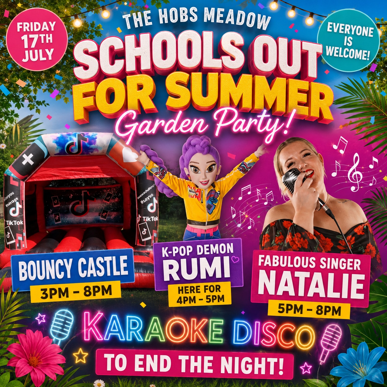 Schools out for summer party