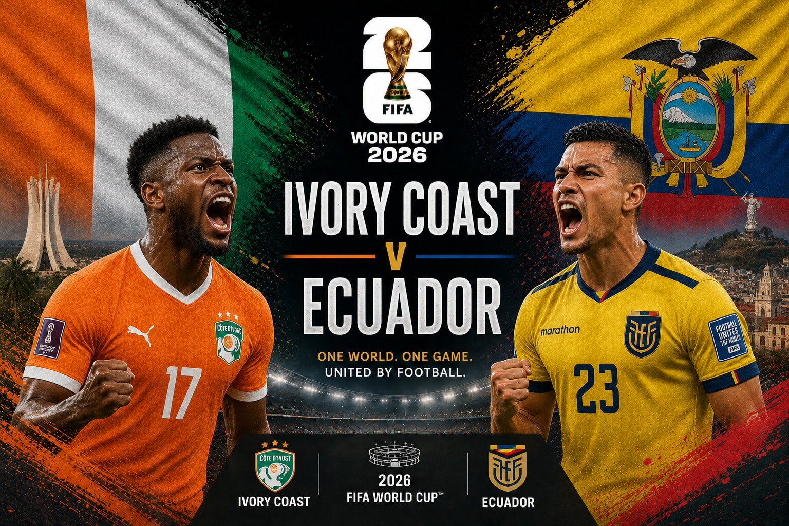 Ivory Coast v Ecuador