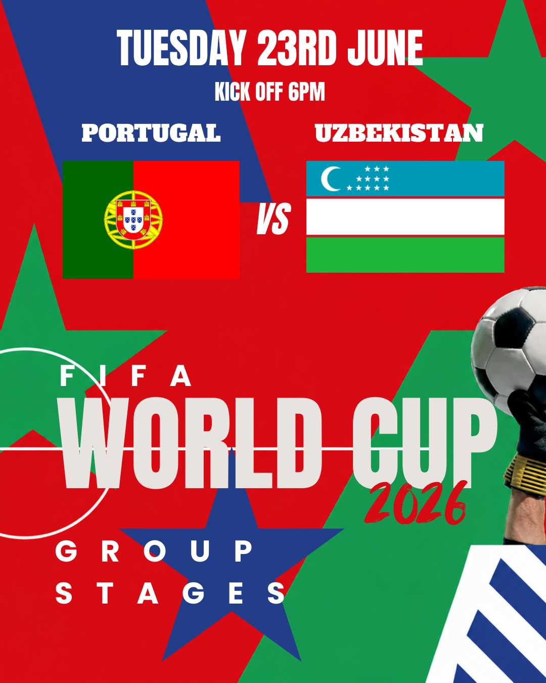 Portugal vs Uzbekistan