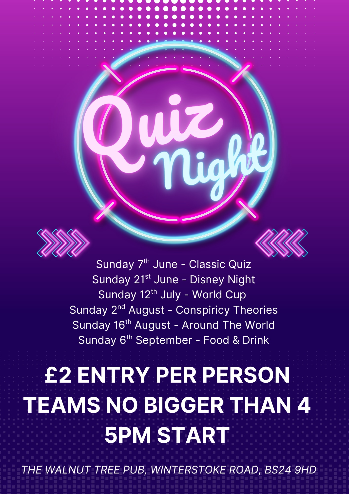 QUIZ NIGHT - Disney Night