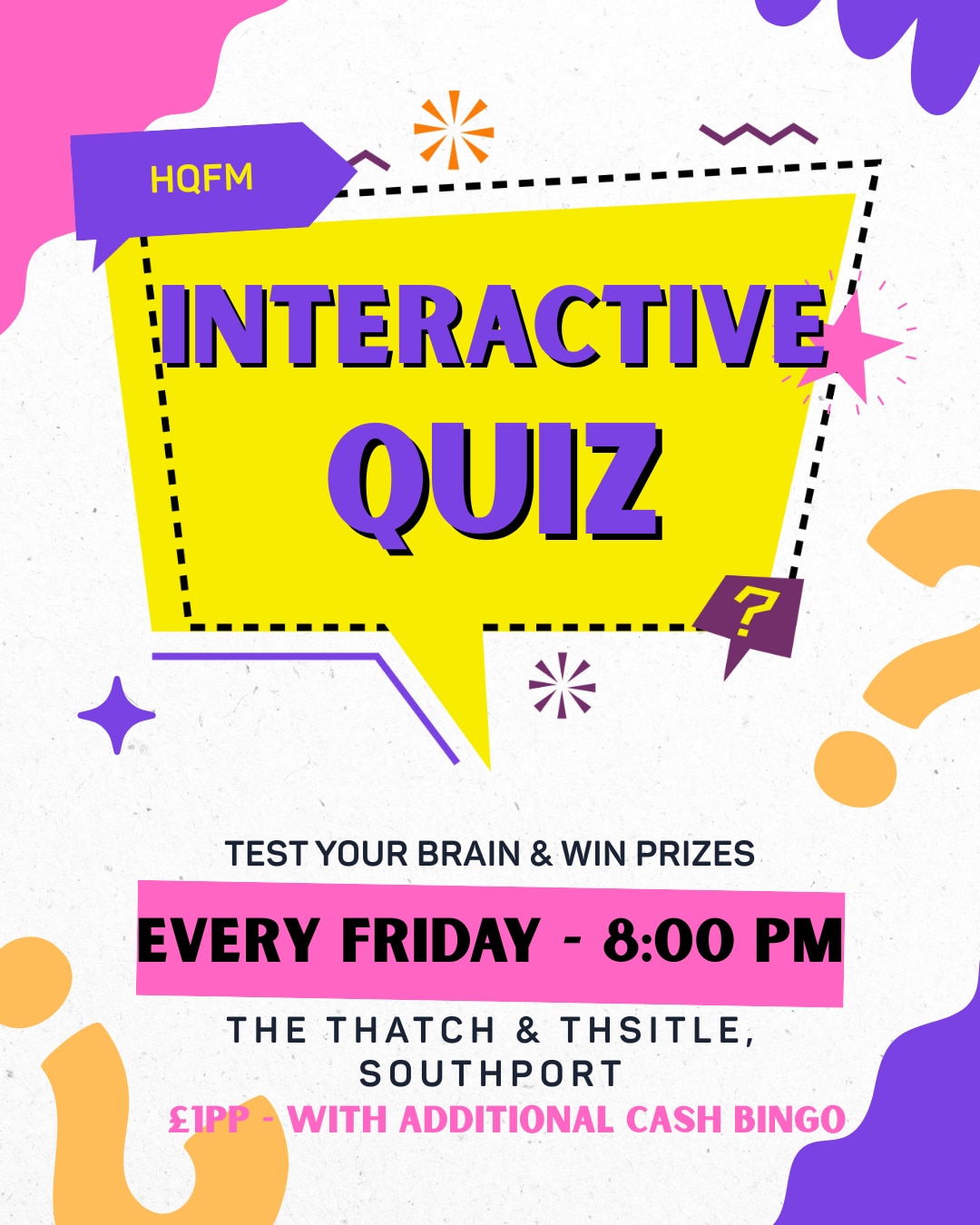 Interactive Quiz with HQFM