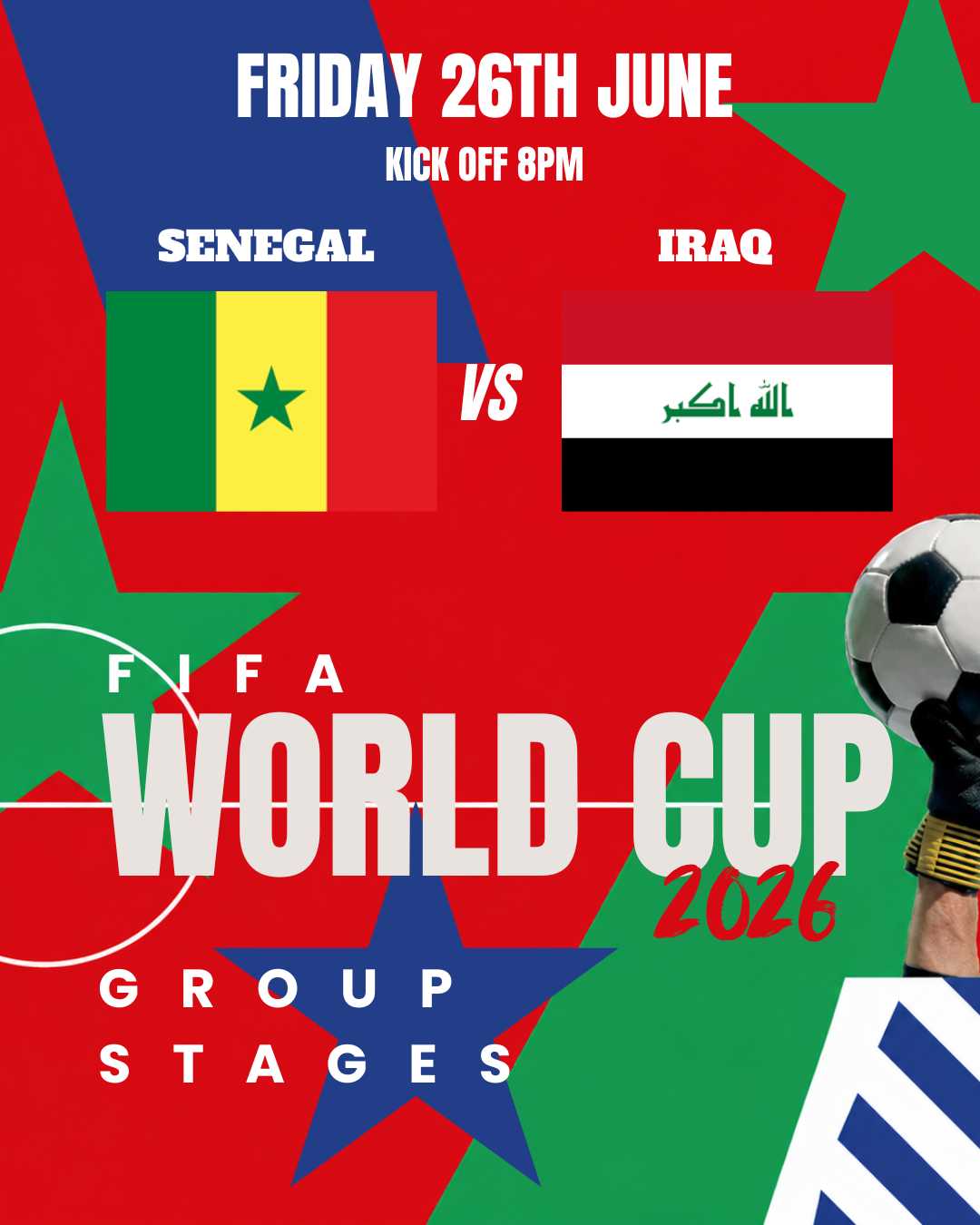 Senegal vs Iraq