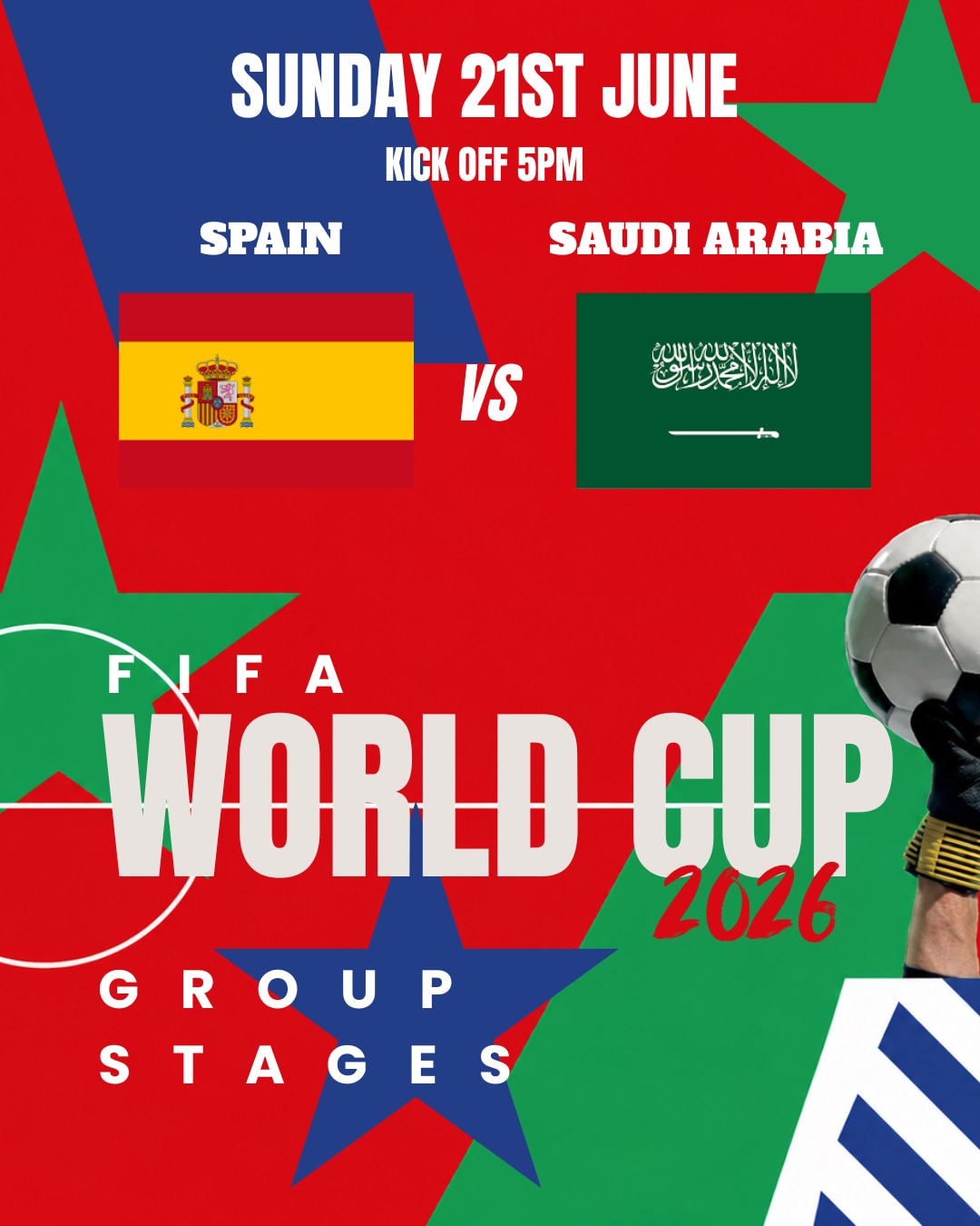 Spain vs Saudi Arabia