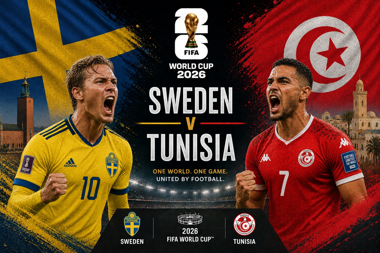 Sweden v Tunisia