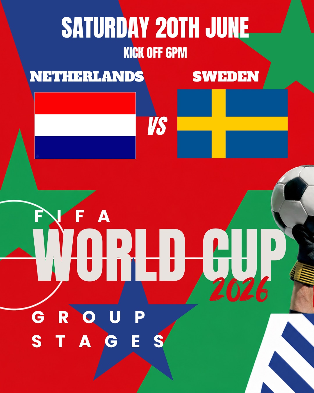 The Netherlands vs Sweden