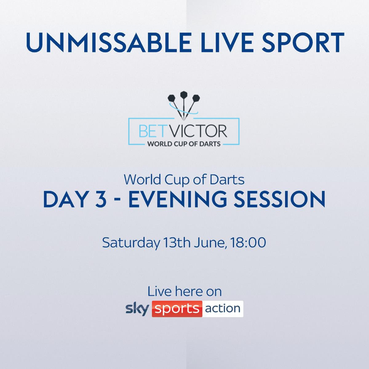 Day 3 Darts - Evening session