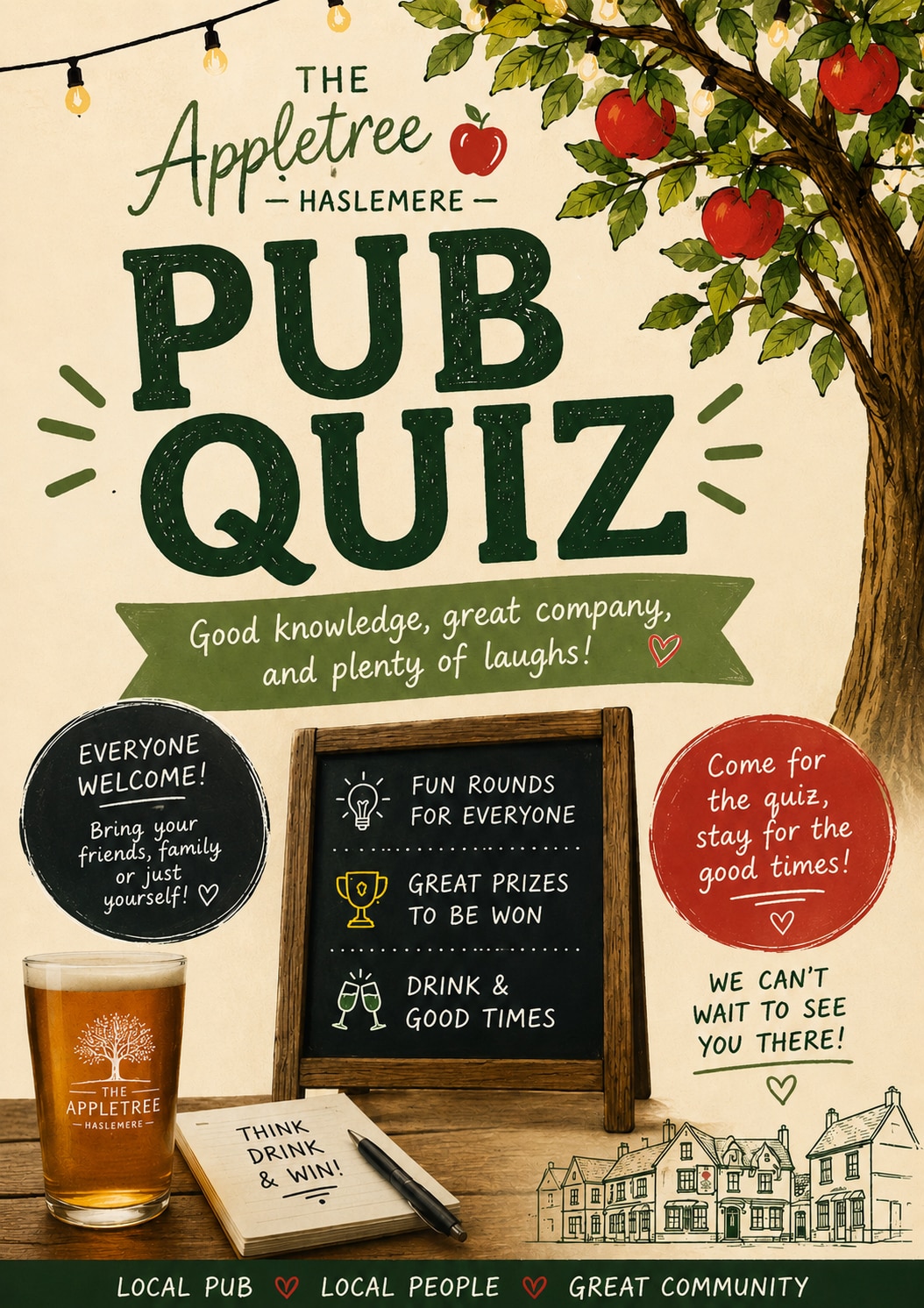 The Appletree Pub Quiz and Bingo