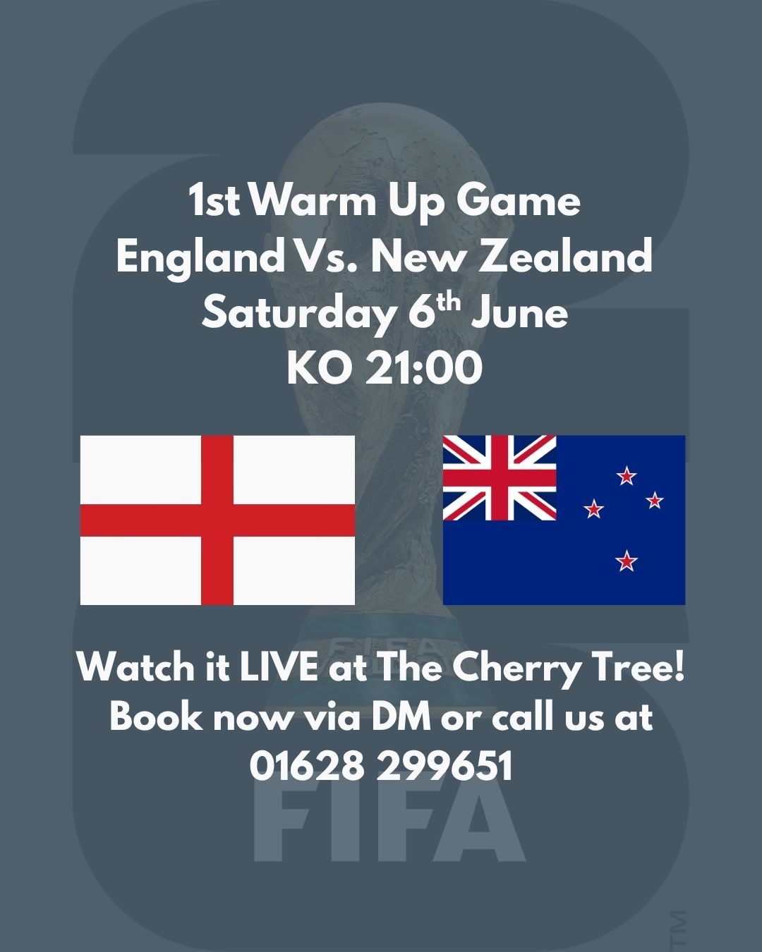 World Cup Warm Up - ENGLAND vs New Zealand
