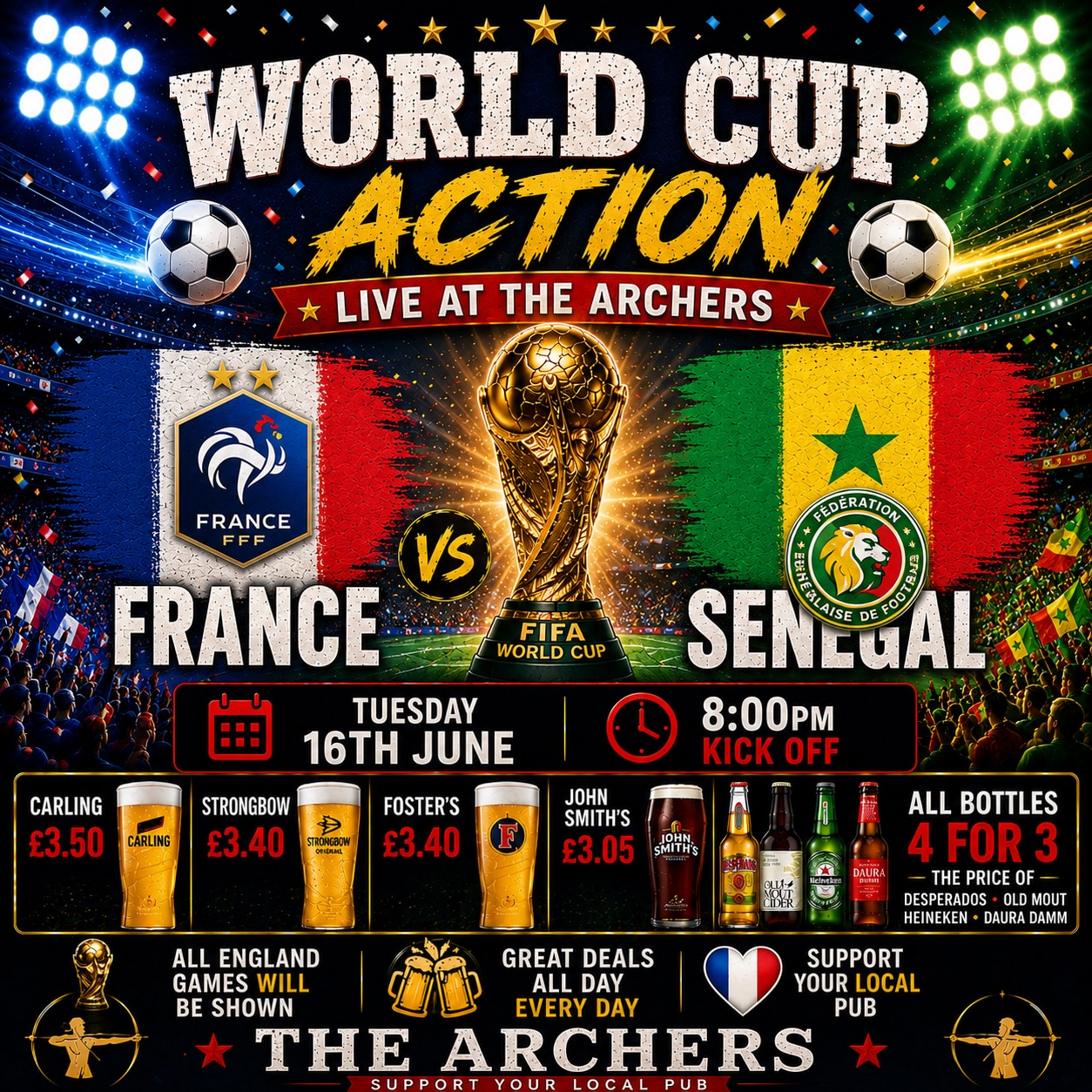 France v Senegal