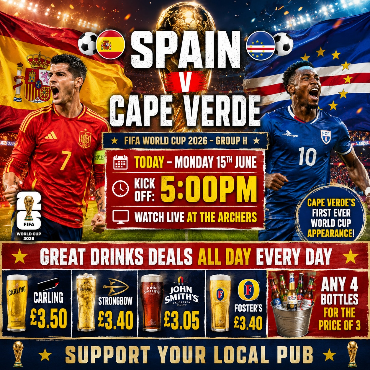 Spain v Cape Verde