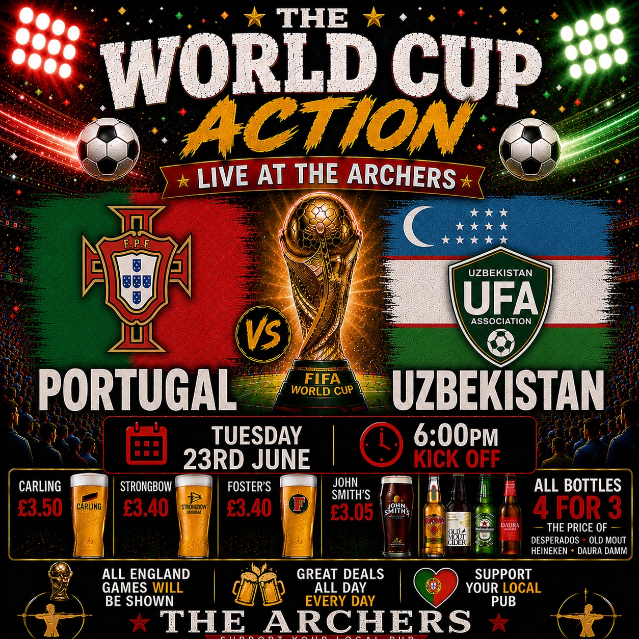 Portugal v Uzbekistan