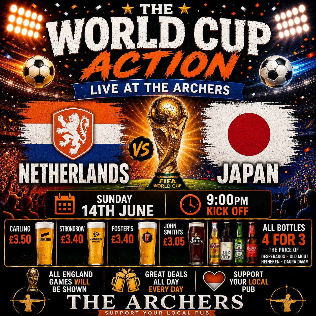 Netherlands v Japan