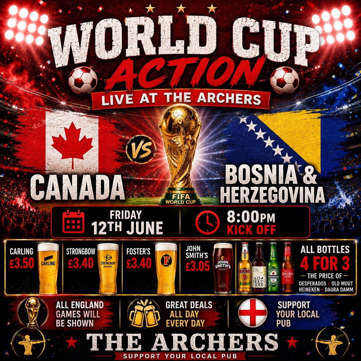 Canada v Bosnia Herzegovina